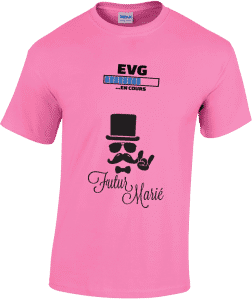 t-shirt EVG personnalisé